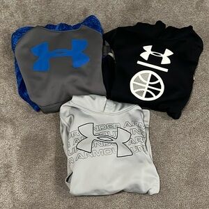 Boys Under Armour sweatshirt lot size youth  large (item #10)